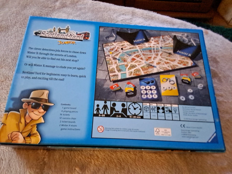 Junior Scotland Yard Family Board Game by Ravensburger for 2-4 Players Age 6+ - Image 2 of 2