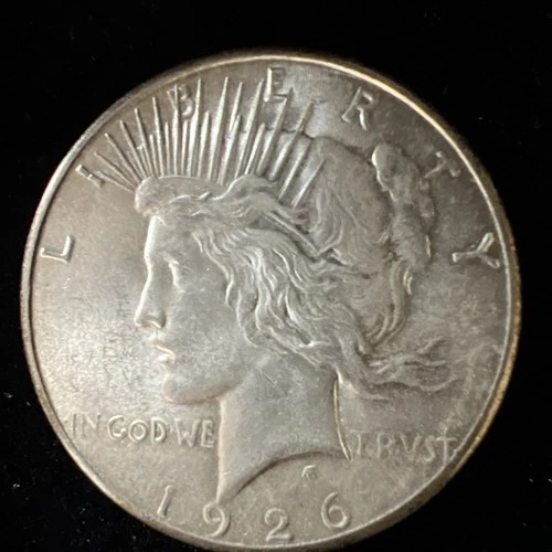 1926-S $1 PEACE SILVER ONE DOLLAR CH/GEM BU