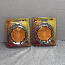 Peterson V472A 3 Inch Amber Reflector Aluminum Housing Lot of 2 New