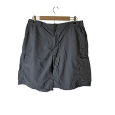 COLUMBIA Gray Lightweight Cargo Active Casual Hiking Shorts SZ 38