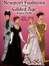 Newport Fashions of the Gilded Age Paper Dolls Dover Victorian Paperback