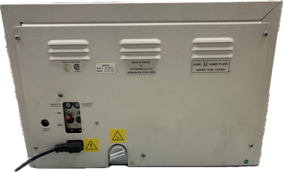 Tuttnauer 2340EA Autoclave Steam Sterilizer - Image 2 of 4