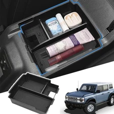 Center Console Armrest Storage Organizer Box For 2025 Ford Bronco Accessories