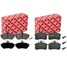 FEBI BREMSBELÄGE VORNE+HINTEN passend für Audi B3 8G7