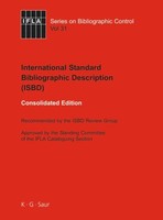 Isbd: International Standard Bibliographic Description De Gruyter