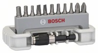 | Bosch Schrauberbit-Set Extra-Hart, 11-Teilig, Ph, Pz, T, S, Hex, 25 Mm, Bith