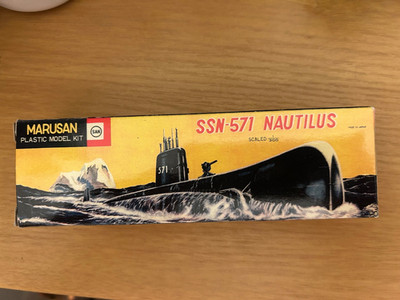 MARUSAN Plamodel 1/300 SSN-571 NAUTILUS ( très rare