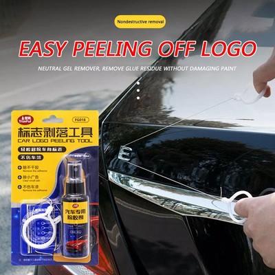 Car Badge Emblem Decal Removal Tool Kit - 60ml Adhesive RemoverKs3d M8M4