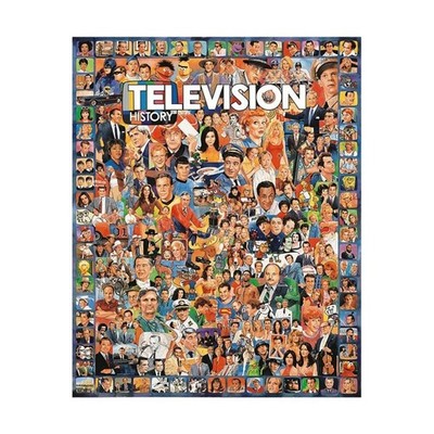 White Mountain Puzzle Television History (1000 Pieces) VG+/NM