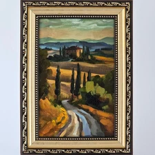 Original Oil Painting Custom Landscape from Your Travel Photo Framed 4x6 inch