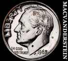 1963 Roosevelt Dime- Silver- Choice Gem Proof++++ Luster No Reserve #i8802