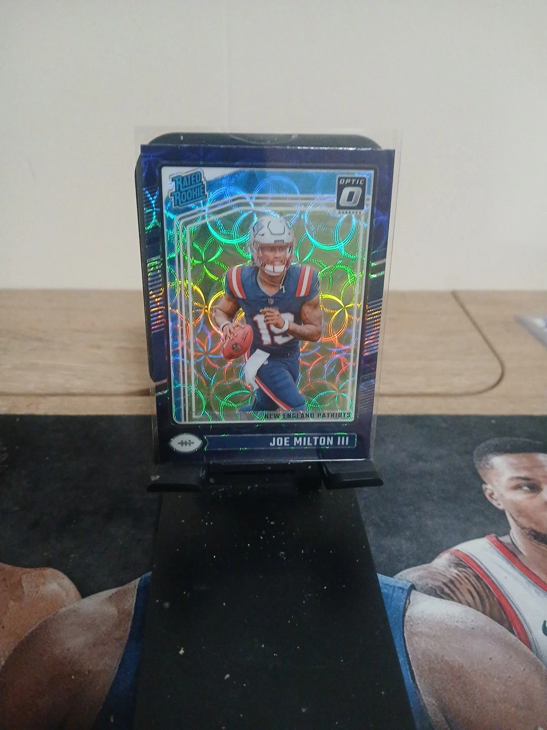 2024 Panini Donruss Optic  Purple Scope  Joe Milton III # 255 Patriots  RC