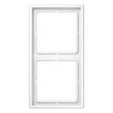 Jung LS982WW Frame 2-Speed LS 990 IP44 Thermoset Glossy White