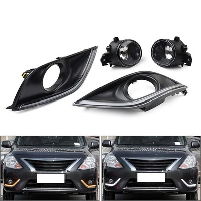 Daytime Running Light Fog Lamp Kit For Nissan Versa 2014-2019 