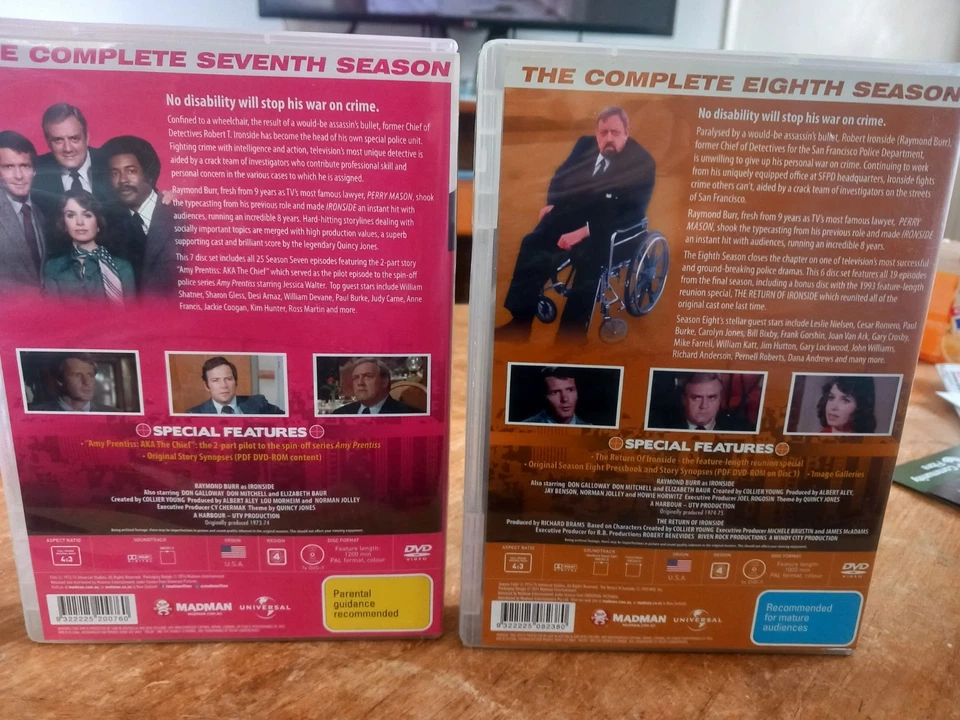 Ironside: DVD Job lot, Seasons 1,5,6,7,8, - Image 4 of 4