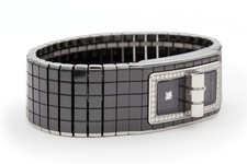 Chanel Code Coco Black Ceramic Diamond Bezel Quartz Watch H5148 8