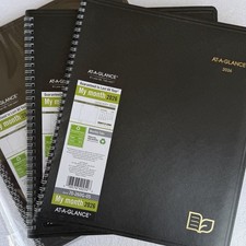 2-PACK! 2026 At-A-Glance 70-260G-05 Monthly Planner, 9 x 11", Black Cover