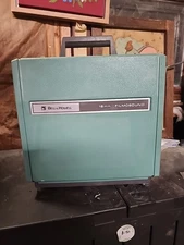 Vintage Bell and Howell Projector 16mm 1585 Filmosound, TURNS ON! DOES NOT SPIN