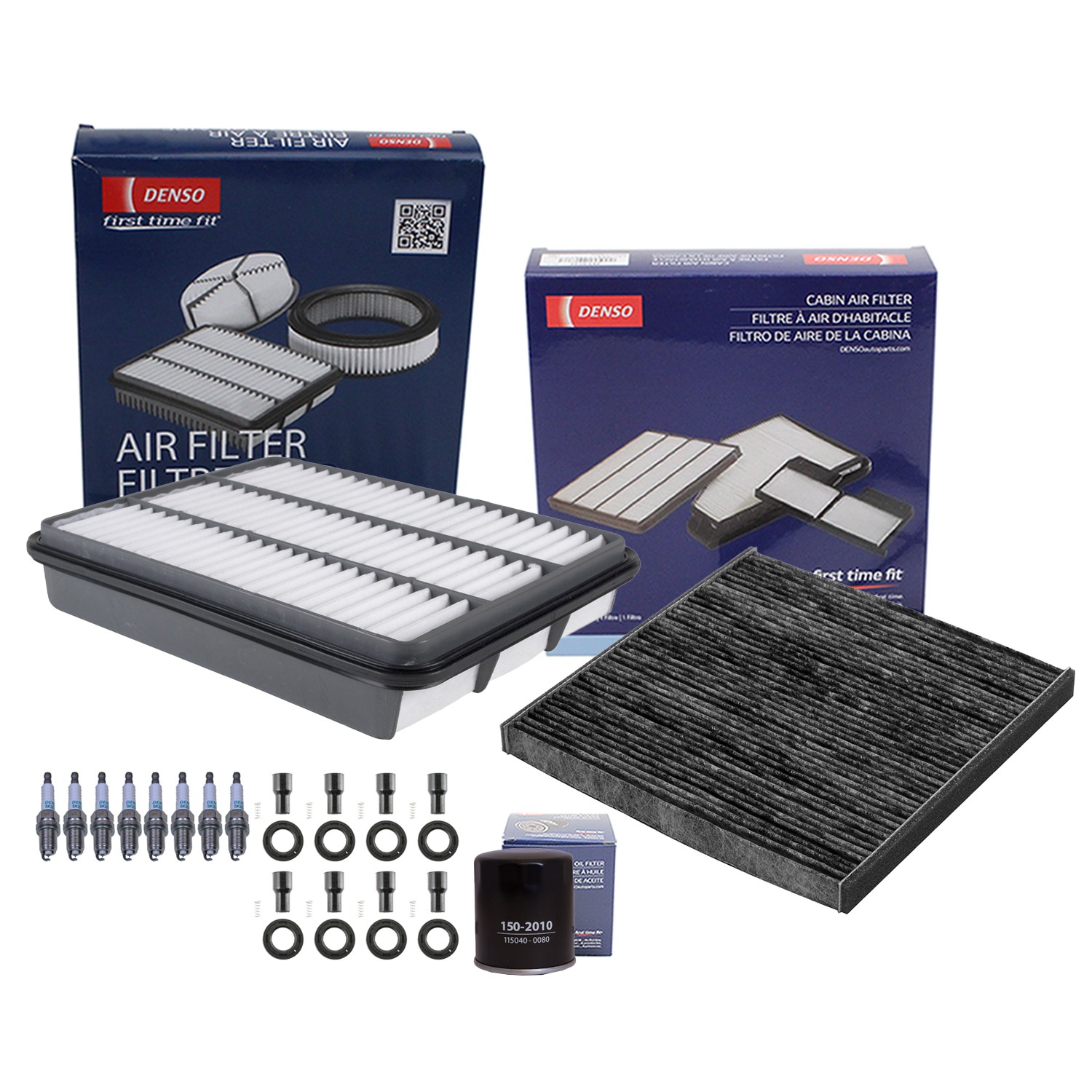 Denso Tune Up Kit 8 Spark Plugs  Boots Kit for Lexus GX470 Base 4.7L V8 Auto