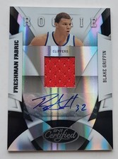 2009-10 Panini Certified Freshman Fabric Signatures /399 - Singles