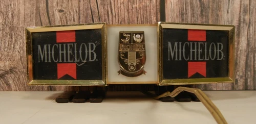 VINTAGE  MICHELOB CASH REGISTER DISPLAY LIGHTED BEER SIGN
