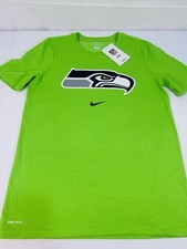 Nike Seattle Seahawks Youth Large 14-16 T-Shirt Seahawk Neon Green