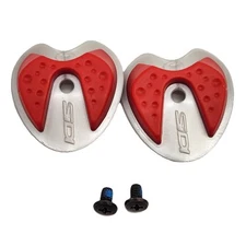 Sidi Anti Slip Rubber Heel Pad Gray/Red Replacement for Road Bicycle Shoes