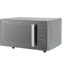 Russell Hobbs RHEM2301S 800w Microwave Oven Flatbed Design 23L Silver