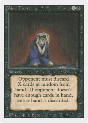 Mind Twist X (1) MTG Revised- VG/EX- 4RCards