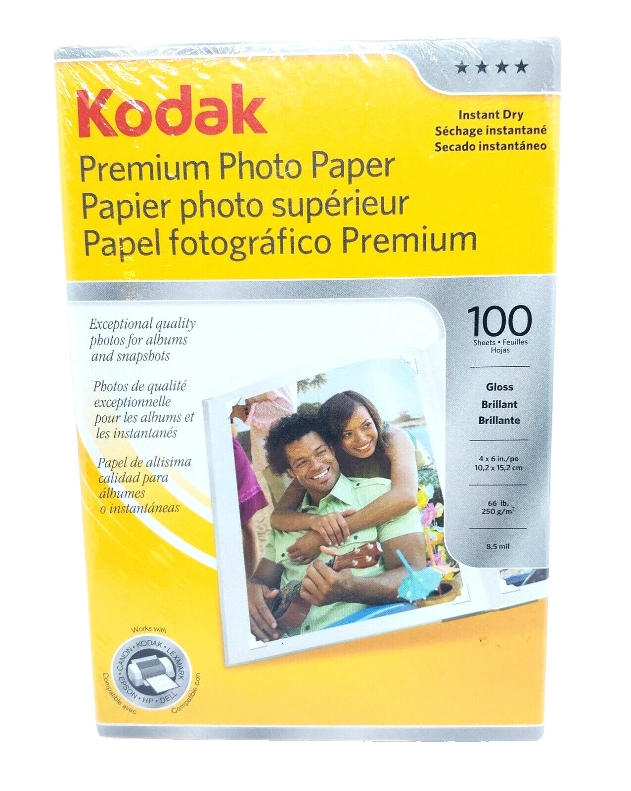 Papel fotográfico brillante Kodak impresora para Lexmark