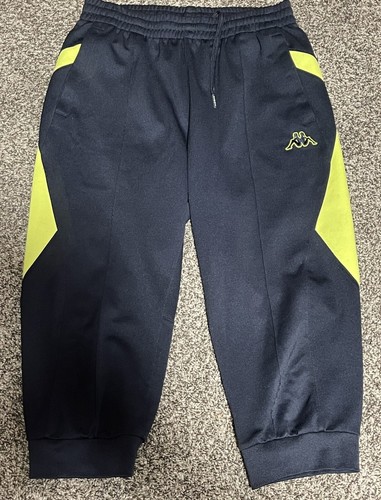 Men's KAPPA Black Yellow Training Capri 