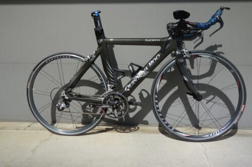 Quintana Roo Lucero 54cm carbon tri bike kit 2x power ZIPP race wheels