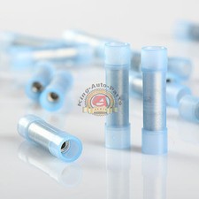 100x 16-14Guage Nylon Insulated Wire Butt Connector Electrical Crimp Terminal