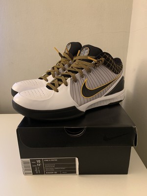 Nike Kobe 4 Protro White Black Del Sol 