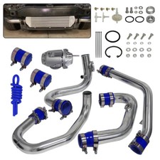 Bolt On FMIC Intercooler Pipe Kit+BOV For VW Jetta Golf GTI MK4 1.8T 98-05 Blue