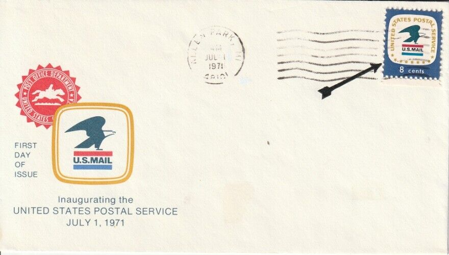1396 July 1 1971 USPS First Day FDC Allen Park Michigan eBay