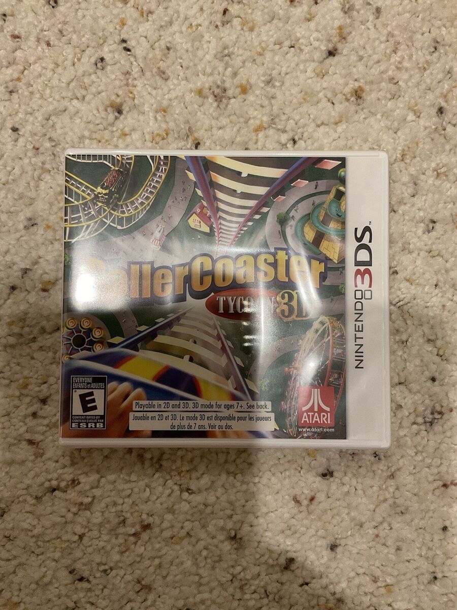 RollerCoaster Tycoon 3D Nintendo 3DS complete in box CIB