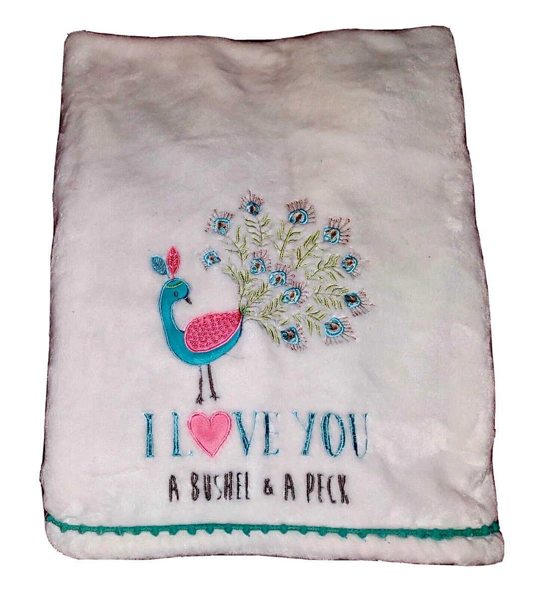 I Love You A Bushel & A Peck Baby Blanket