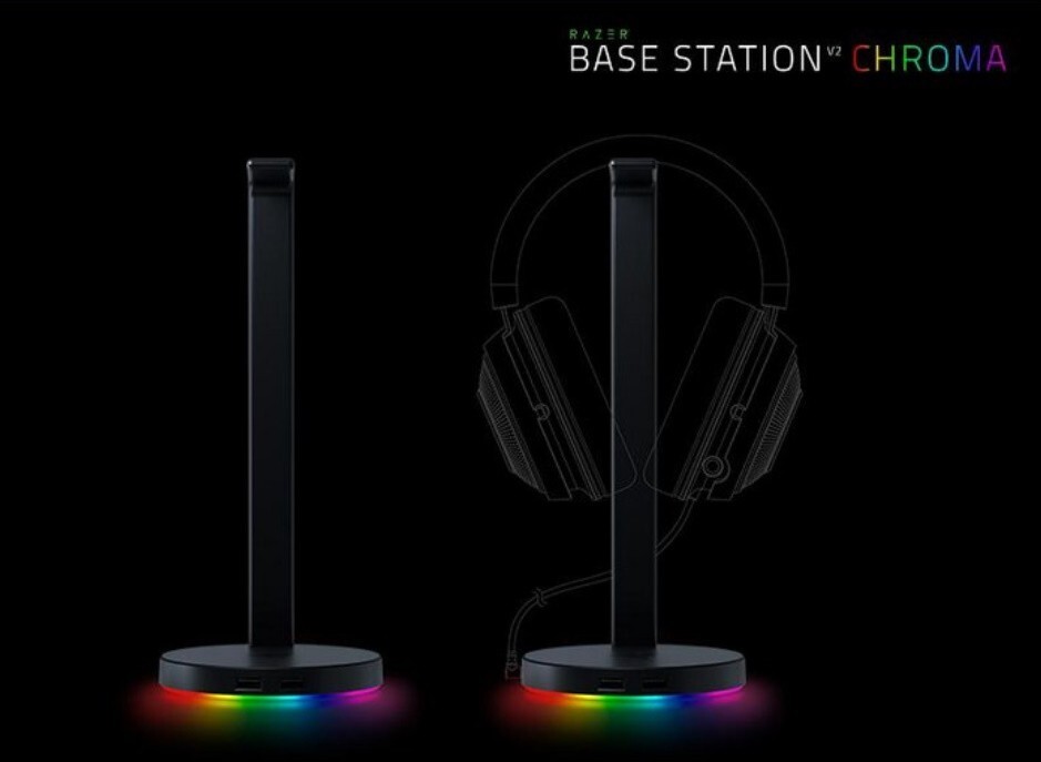 RAZER Base Station V2 Chroma Headset Stand - Black / EXPRESS | eBay