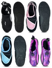 NORTY Kids Size 11 - 4 Slip-On Children's Water Shoes Boys  Girls Aqua Sock