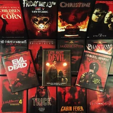 Horror DVD and Blu Ray Used Lot Pick Choose Monster Movies Combined Shipping