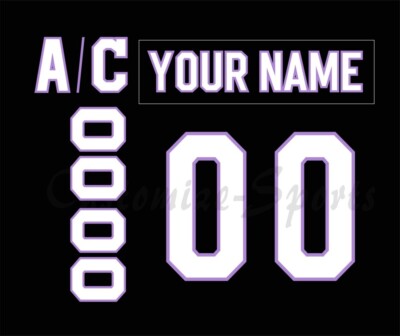 Toronto Maple Leafs Customized Number Kit For 2019 HFC Uniform