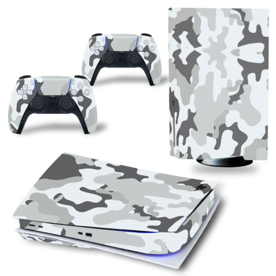 Playstation 5 PS5 Console Skin Vinyl Cover Decal Sticker + 2 Controller ...