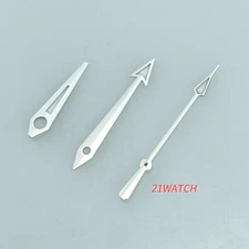 Watch Hands Set NH35 Mod for 33.2mm 33.3mm Dial Aqua Terra Style Silver
