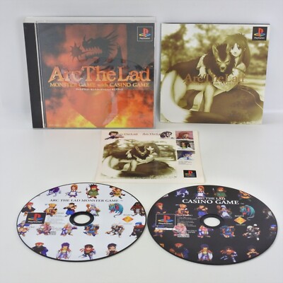ARC THE LAD Monster mit Casino PS1 Playstation für JP System 2116 p1