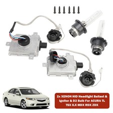 2x XENON HID Headlight Ballast & Igniter & D2 Bulb For ACURA TL TSX ILX MDX RDX`