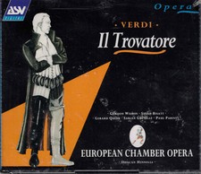 Verdi: Il Trovatore (2 CDs, 1994 ASV) UK Import/European Chamber Opera/Sealed!
