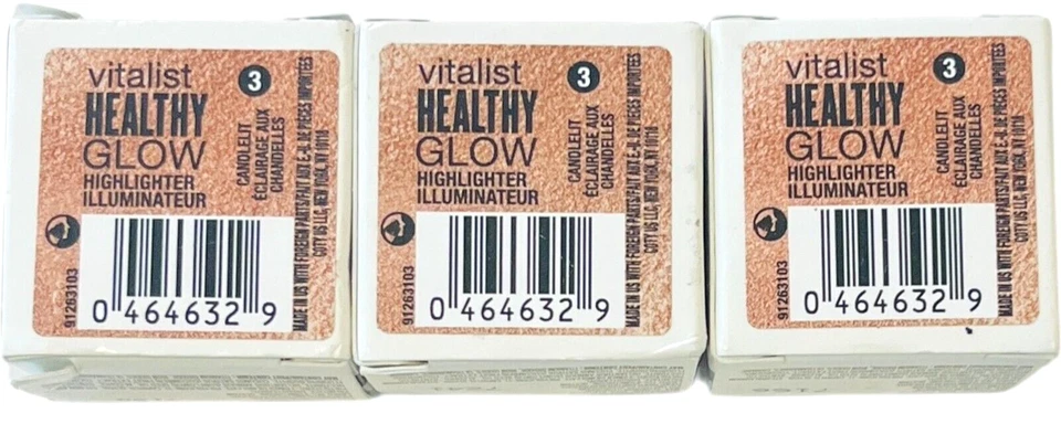 COVERGIRL Make Up Highlighter Vitalist Healthy Glow 7g / Shade 3 - LOT of 3 - Image 2 of 4