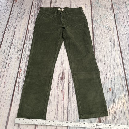 NEW Goodthreads Mens Slim Fit 5 Pocket Corduroy Olive Green Pants Size 30W x 29L - Picture 7 of 19