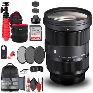 Sigma 24 70mm F 2 8 Dg Dn Art Lens For Sony E 5765 Bundle Ebay